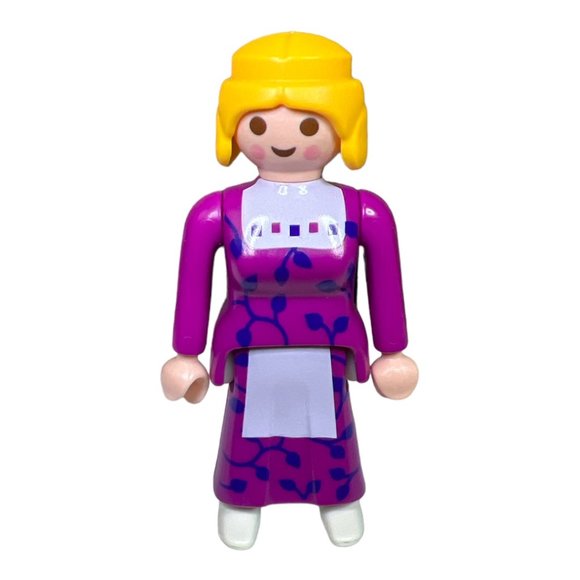 Lot of 4 Vintage 80's/90's Playmobil Harlequin Princess Nursemaid Knight Figures - Picture 9 of 12